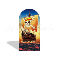 One Piece Theme Birthday Party Arch Backdrop Wall Cloth Cover