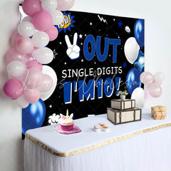 Lofaris Out Single Digits Im 10 Ballons Birthday Backdrop