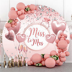 Lofaris Sweet Pink Heart Balloons Cheer Up Wedding Backdrop