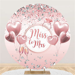 Lofaris Sweet Pink Heart Balloons Cheer Up Wedding Backdrop