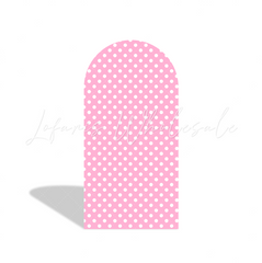 Pink Minnie Birthday Party Background Arch Backdrop Wall Cloth Cover