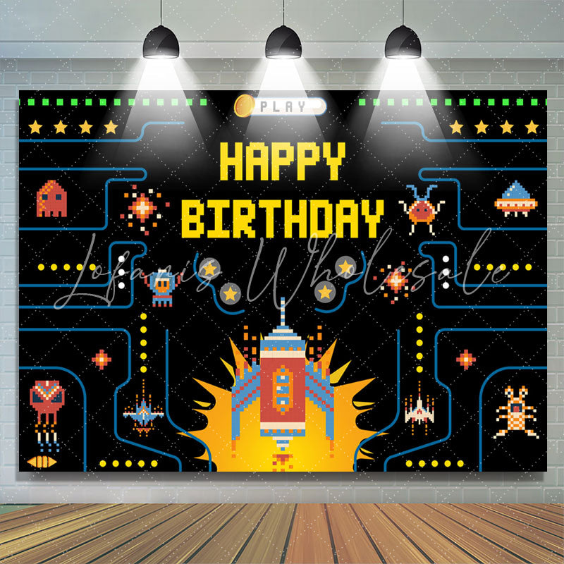 Lofaris Play Games Happy Birthday?Party Backdrop For Boy