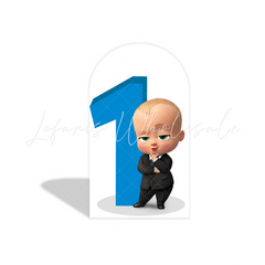 Boss baby arch Birthday Party Arch Backdrop Wall Cloth Cover