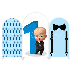 Boss baby arch Birthday Party Arch Backdrop Wall Cloth Cover