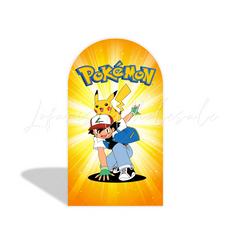 Pokemon arch Birthday Party Arch Backdrop Wall Cloth Cover