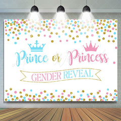 Lofaris Prince Or Princess Gender Reveal Baby Shower Backdrop