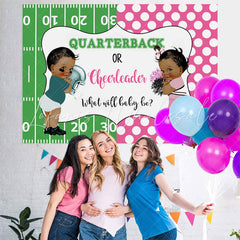 Lofaris Quarterback Or Cheerleader Backdrop For Baby Shower