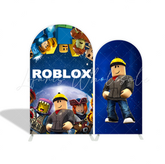 Roblox arch Birthday Party Arch Backdrop Wall Cloth Cover