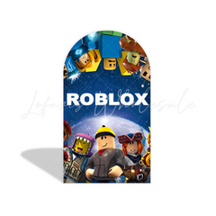 Roblox arch Birthday Party Arch Backdrop Wall Cloth Cover