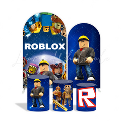 Roblox arch Birthday Party Arch Backdrop Wall Cloth Cover