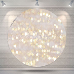 Lofaris Romantic Glitter Bokeh Circle Hoilday Party Backdrop