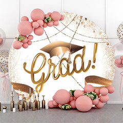 Lofaris Rose Gold Gleam String Round Grad Backdrop Cover