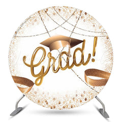 Lofaris Rose Gold Gleam String Round Grad Backdrop Cover