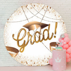 Lofaris Rose Gold Gleam String Round Grad Backdrop Cover