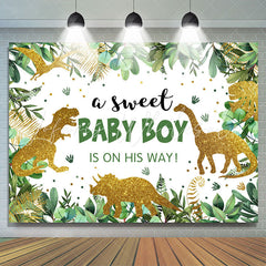 Lofaris Safari Sweet Boy On The Way Baby Shower Backdrop