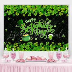 Lofaris Shamrock Happy St.Patrick’s Day Baby Shower Backdrop