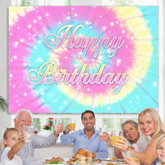 Lofaris Shiny Graffiti Themed Lovely Happy Birthday Backdrop