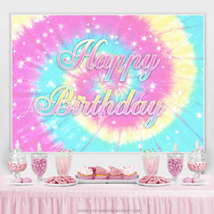 Lofaris Shiny Graffiti Themed Lovely Happy Birthday Backdrop