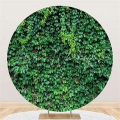 Lofaris Simple Custom Round Leaves Wedding Backdrop Decoration