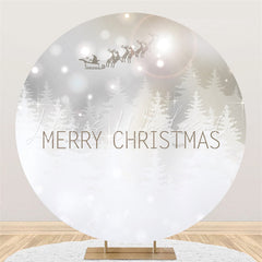 Lofaris Silver Bokeh Merry Chriatmas Backdrop For Party Decro