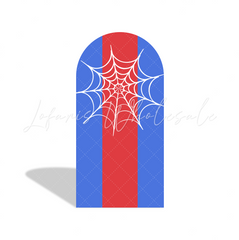 Spider-man Theme Birthday Party Arch Backdrop Wall Cloth Cover