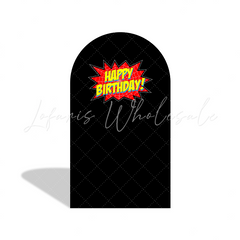 Spider-man Theme Birthday Party Arch Backdrop Wall Cloth Cover