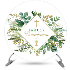 Lofaris Spring Leaves First Holy Communion Baptism Backdrop