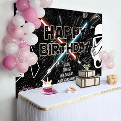 Star Galaxy Backdrop For Birthday Party Decorations