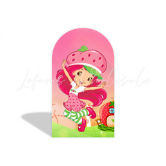 Strawberry arch Birthday Party Arch Backdrop Wall Cloth Cover