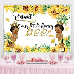 Lofaris Sunflower Gender Reveal Party Backdrop for Baby Shower