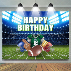 Lofaris Super Bowl Football Court Birthday Backdrop For Boy