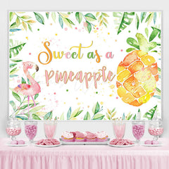 Lofaris Sweet As A Pineapple Backdrop for Baby Shower Party