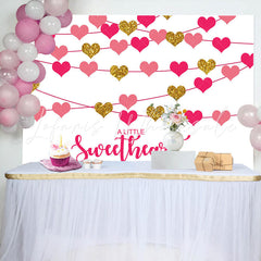 Lofaris Sweetheart Is On The Way Girls Baby Shower Backdrop