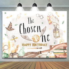 Lofaris The Chosen One Magical Owl Hogwarts Birthday Backdrop