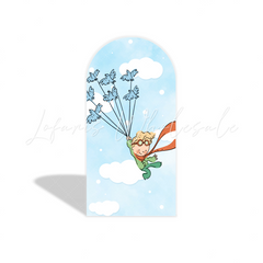 The Little Prince Theme Birthday Party Arch Backdrop Wall Cloth Cover