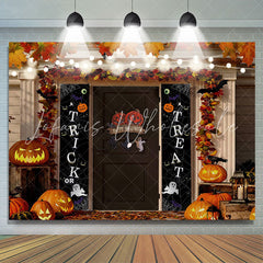 Lofaris Trick Or Treat Happy Halloween Theme Baby Shower Backdrop