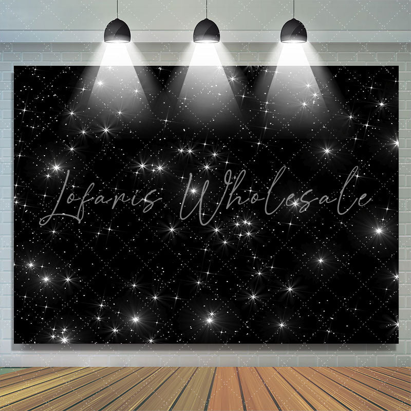 Lofaris twinkle dark starry night baby shower backrop