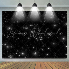 Lofaris twinkle dark starry night baby shower backrop