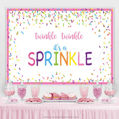 Lofaris Twinkle Its A Sprinkle Baby Shower Backdrop