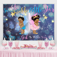 Lofaris Twinkle Little Star themed Baby Shower Backdorp