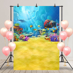 Lofaris Underwater World Cetacean Fish Birthday Backdrop