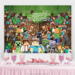 Lofaris Video Games Birthday Party Backdrop For Decoration