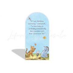 Winnie the pooh arch Birthday Party Arch Backdrop Wall Cloth Cover