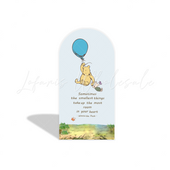 Winnie the pooh arch Birthday Party Arch Backdrop Wall Cloth Cover