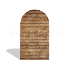 Wooden board Birthday Party Arch Backdrop Wall Cloth Cover